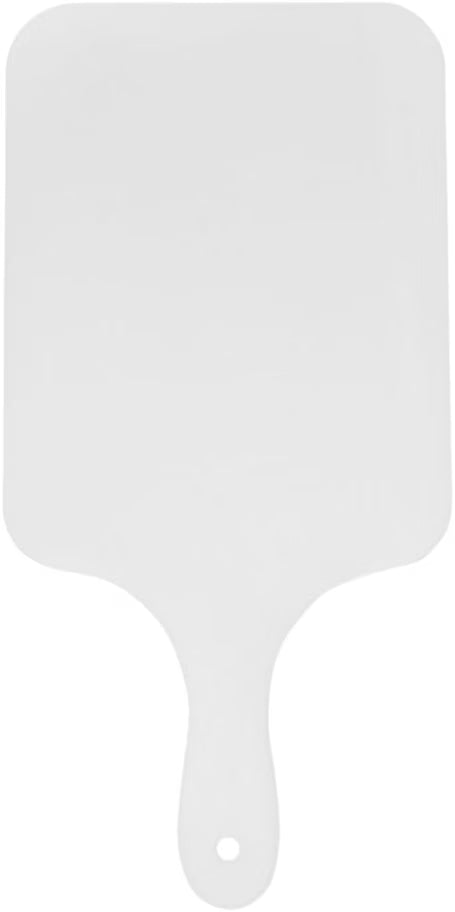 13-7/8" x 6-7/8" x 3/8" Utility Paddle Cutting Board White Plastic- Non-Skid Thick Plastic Chopping Board Cutting Boards for Meat Vegetables Dishwasher Safe Home Kitchen Restaurants