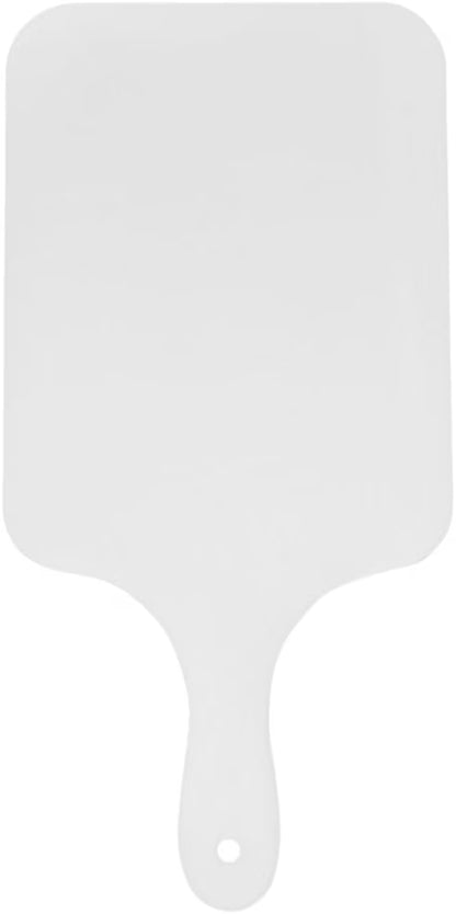 13-7/8" x 6-7/8" x 3/8" Utility Paddle Cutting Board White Plastic- Non-Skid Thick Plastic Chopping Board Cutting Boards for Meat Vegetables Dishwasher Safe Home Kitchen Restaurants