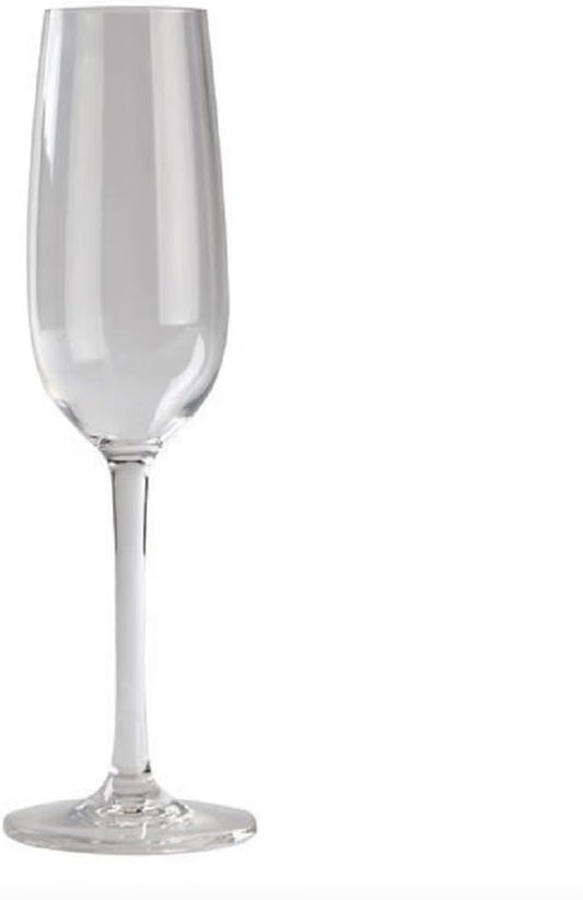 7 oz Champagne Glass Polycarbonate Clear Color- Plastic Stemware Wine Glass Red Wine Glass Drinking Glass Toasting Glass Cocktail Cup Drinkware Ideal for Party Wedding Birthday