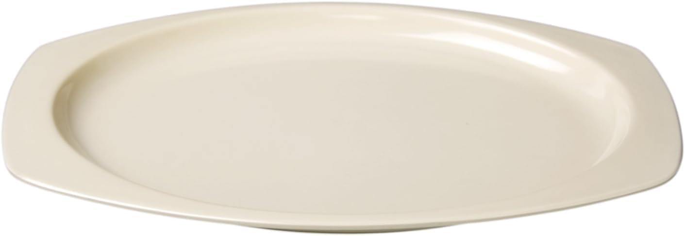 Rectangular Platter White Color Melamine Set of 12- Reusable Plates Kitchen Plates Dinnerware Serving Platter Dishes Dishwasher Safe Break-Resistant for Home Kitchen