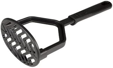9 1/2” Potato Masher High-Heat Nylon & Polypropylene Handle Black Color- Heat Resistant up to 410°F Food Masher Utensil Hand Masher Vegetables for Potato, Guacamole Fruits