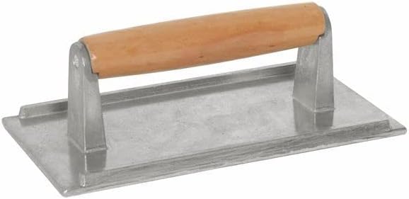 Steak Weight Cast Iron with Wooden Handle - Grill Press Bacon Press Meat Steak Sandwich for Griddle Grill Press Burger Press Griddle Press Meat Press