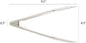 Stainless Steel Flat Spring Utility Tong with Locking Ring Set of 3- Food Tongs Cooking Tongs for Grilling Barbecue Buffets Home Restaurants Food Tong Buffet Tong Appetizer Tong