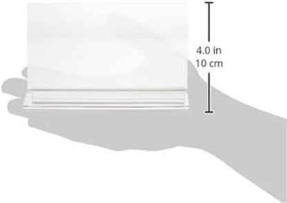 Acrylic Menu Sign Photo Table Holders Clear - Upright Table Desk Displays Double Sided Table Menu Stands Picture Frames for Wedding Table Numbers Restaurant Signs