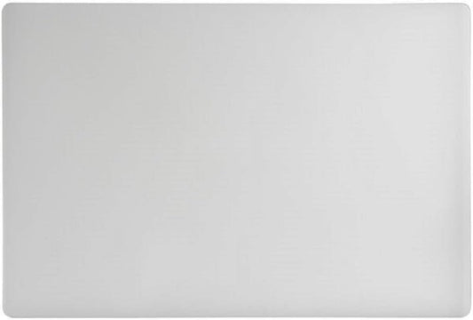 Utility Cutting Board White Color Plastic- Thick Non-Skid Plastic Chopping Board Cutting Board for Kitchen Meat Vegetables Fruits Home Restaurants Dishwasher Safe