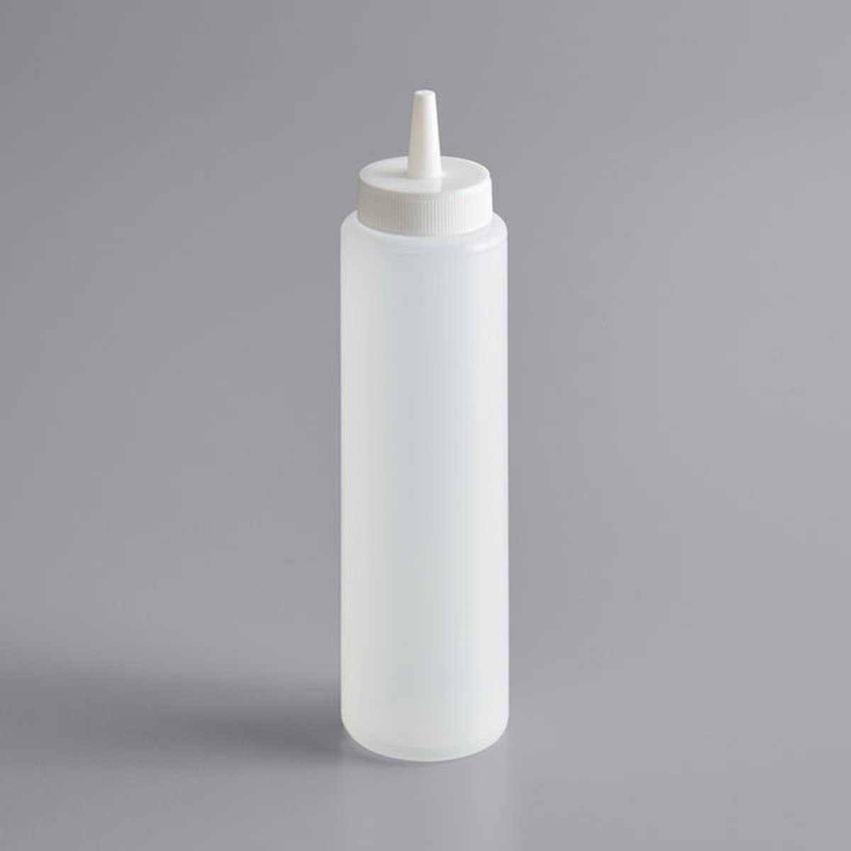 Set of 12 Squeeze Condiment Dispensing Bottles 8 oz - Plastic Squeeze Bottle For Sauces Spreads Ketchup Mustard Mayo Hot sauces and Olive oil