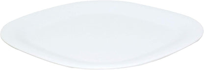 Round Square Plate Passion Melamine - Dinner Plates Reusable Plate Dinner Dishes Plates Perfect for Dinner Dishes Dishwasher Safe Break-Resistant