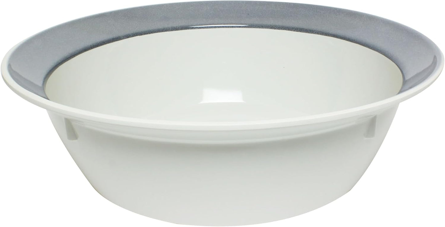 Serving Bowl Melamine - Dishwasher Safe Break-Resistant Dinnerware Serving Bowl Soup Bowl for Salads Rice Pasta Dessert Side Home Kitchen Restaurants