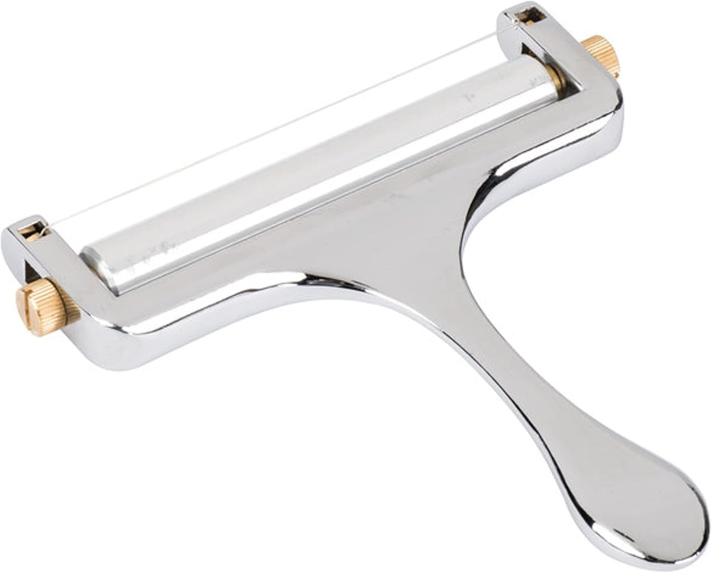 Heavy Duty Cheese Slicer - Hand Held Cheese Cutter for Cheddar Gruyere Raclette Mozzarella Cheese Block Adjustable Cheese Shaver Thick & Thin Slicer Cheese Curler (Silver)