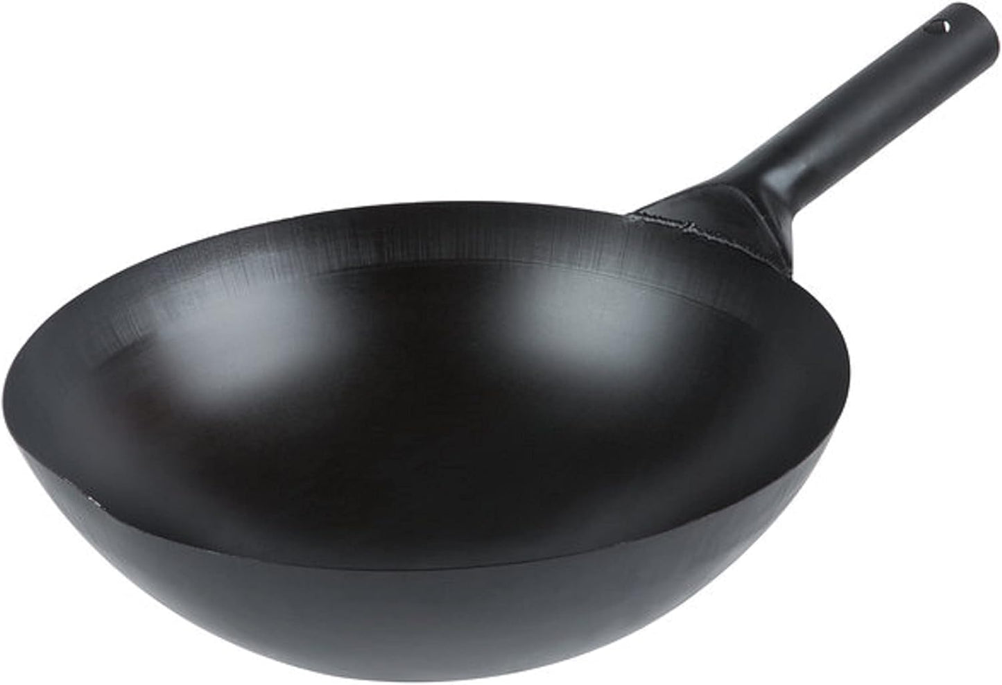Iron Taiwan Wok - Large Wok Stir Fry Pan for Chinese Japanese and Cantonese Cuisine Stir Fry Pans Traditional Woks Grilling Frying Steaming Made in Taiwan