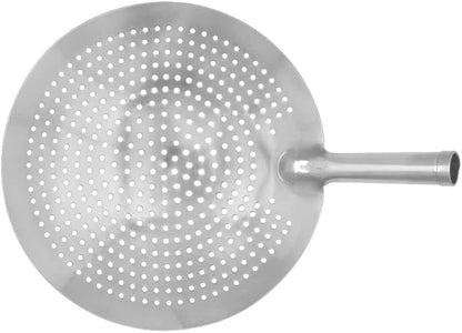 Oil Skimmer Stainless Steel Hole Size: 6mm - for Cooking and Frying Kitchen Utensils Wire Strainer Pasta Strainer Spoon Food Preparation Kitchen Strainer