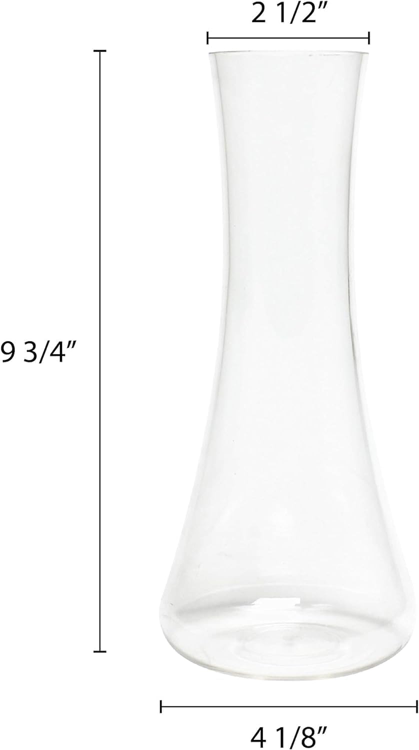 25 oz. / 750 ml Polycarbonate Napa Decanter Clear Color - Beverage Decanter Carafe Juice Container Plastic Pitcher for Water Iced Tea Juice Lemonade Milk Cold Brew and Mimosa Bar