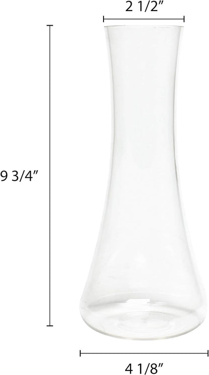 25 oz. / 750 ml Polycarbonate Napa Decanter Clear Color - Beverage Decanter Carafe Juice Container Plastic Pitcher for Water Iced Tea Juice Lemonade Milk Cold Brew and Mimosa Bar