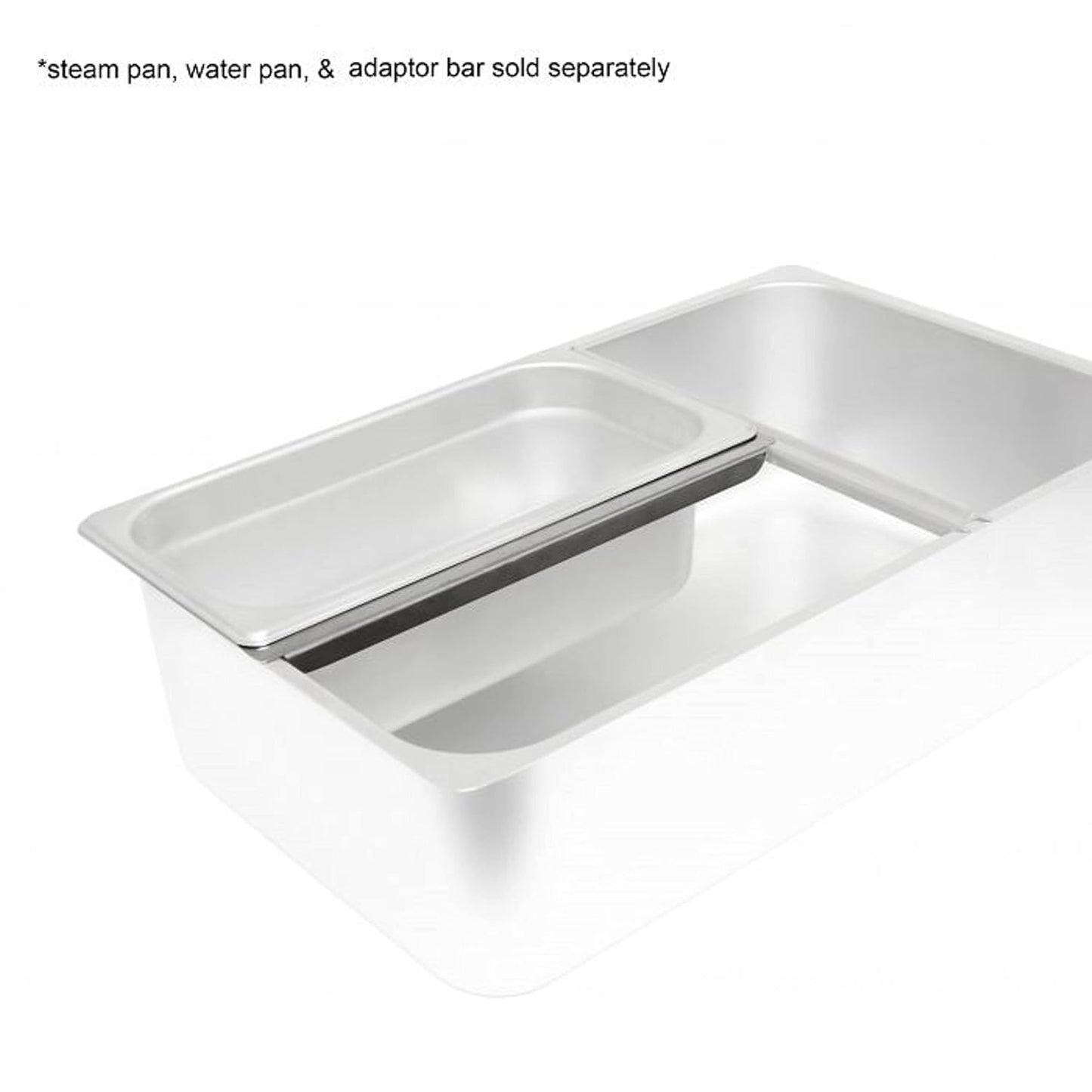 Stainless Steel Steam Table Pan Adaptor Bar - Adapter for Restaurant Anti Jam Steam Pans Food Pan for Commercial Kitchen Supplies