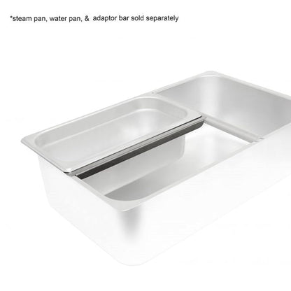 Stainless Steel Steam Table Pan Adaptor Bar - Adapter for Restaurant Anti Jam Steam Pans Food Pan for Commercial Kitchen Supplies