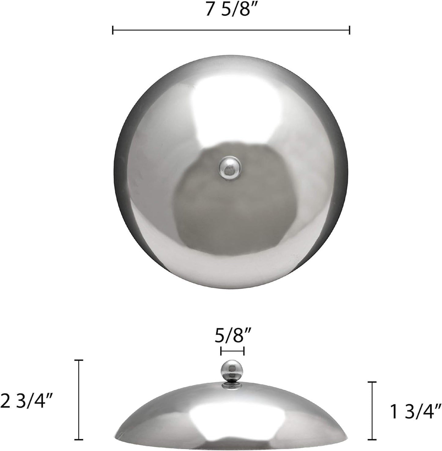 Stainless Steel Wok & Cover - Wok Cheese Melting Dome for Griddle Wok Stir Fry Pans Cover for Kitchen Home Restaurant