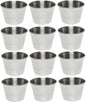 Stainless Steel Condiment Sauce Cups - Individual Round Condiments Cups Ramekins Dipping Sauce Cup Portion Dipping Sauce Kitchen Cups