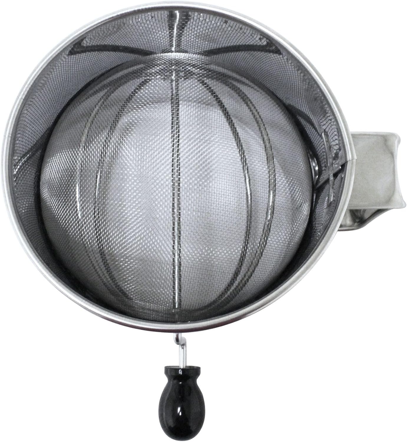 Crestware 8-Cup Stainless Steel Flour Sifter – Commercial Grade, Durable Kitchen Tool