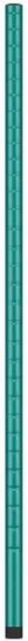 Green Epoxy Wire Shelving Posts with Leveling Foot Set of 4 - Commercial Shelves Wall Mounted Metal Shelving for Restaurant Bar Utility Room Kitchen and Garage