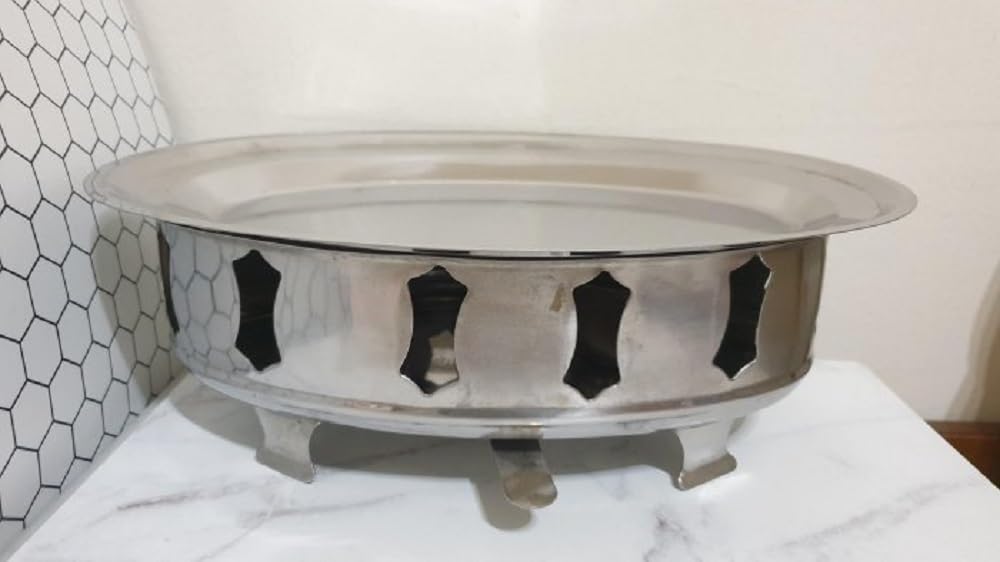Stainless Steel Oval Fish Chafer Platter Set with Level Control Handle - Chafing Dish Pan Food Warmer Chafers Buffet Warmer for Catering Event Party Home Buffet Restaurants Catering