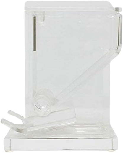 3-5/8" x 3-3/4" x 4-7/8" Acrylic Toothpick Dispenser Easy lift top for refills Clear Color- Toothpick Holder Reusable Toothpick Holder Dispenser for Home Kitchen Restaurant