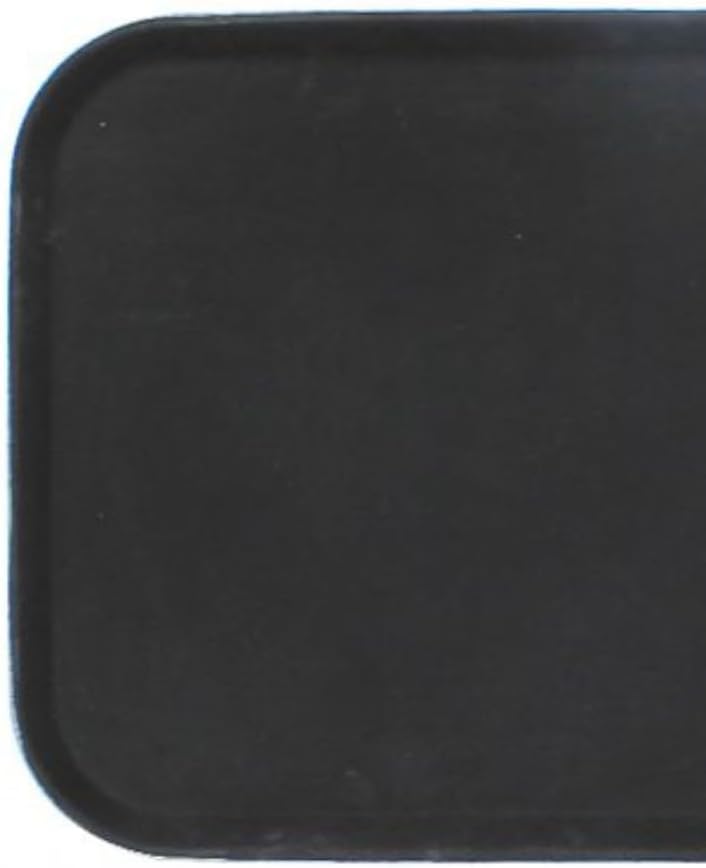 14" x 18"  Rectangular 2 Service Tray Fiberglass Non Slip Surface Service Trays Restaurant Tray Plastic Food Meals Server Tray for Home Kitchen Restaurant Cafeteria Bar Hotel
