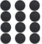 Round Non-Slip Serving Trays Black Restaurant Serving Tray Rubber Lined Serving Tray Serving Coffee Appetizer Breakfast Perfect for Kitchen Café Hotel and Restaurants