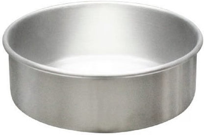 Aluminum Round Layer Cake Baking Pan Set of 3 - Bakeware for Cake Pizza Layer Cake Pans Easy Releasing Cake Baking Pans Circle Cake Pans Cake Tin Cheesecake Mold