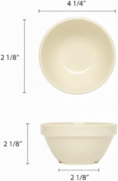 Bouillon Cup Color Melamine Set of 12- Dishwasher Safe Break-Resistant Reusable Bowls Serving Soup Bowl Broth Cups Soup Bowls Ice Cream Dipping Sauce
