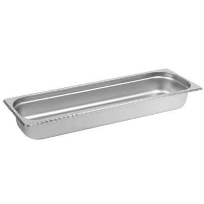 Deep Stainless Steel Anti-Jamming Steam Pan 22 Gauge- Chafing Steam Table Pans Catering Food Storage Metal Pan Hotel Pan for Restaurant Events Catering Use