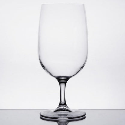 20 oz Goblet Glass Polycarbonate Clear Color- Beverage Stemmed Plastic Glass Cup Goblet Party Glass Classic Beverage Glass Juice Glass for Cocktails Water Juice Beer