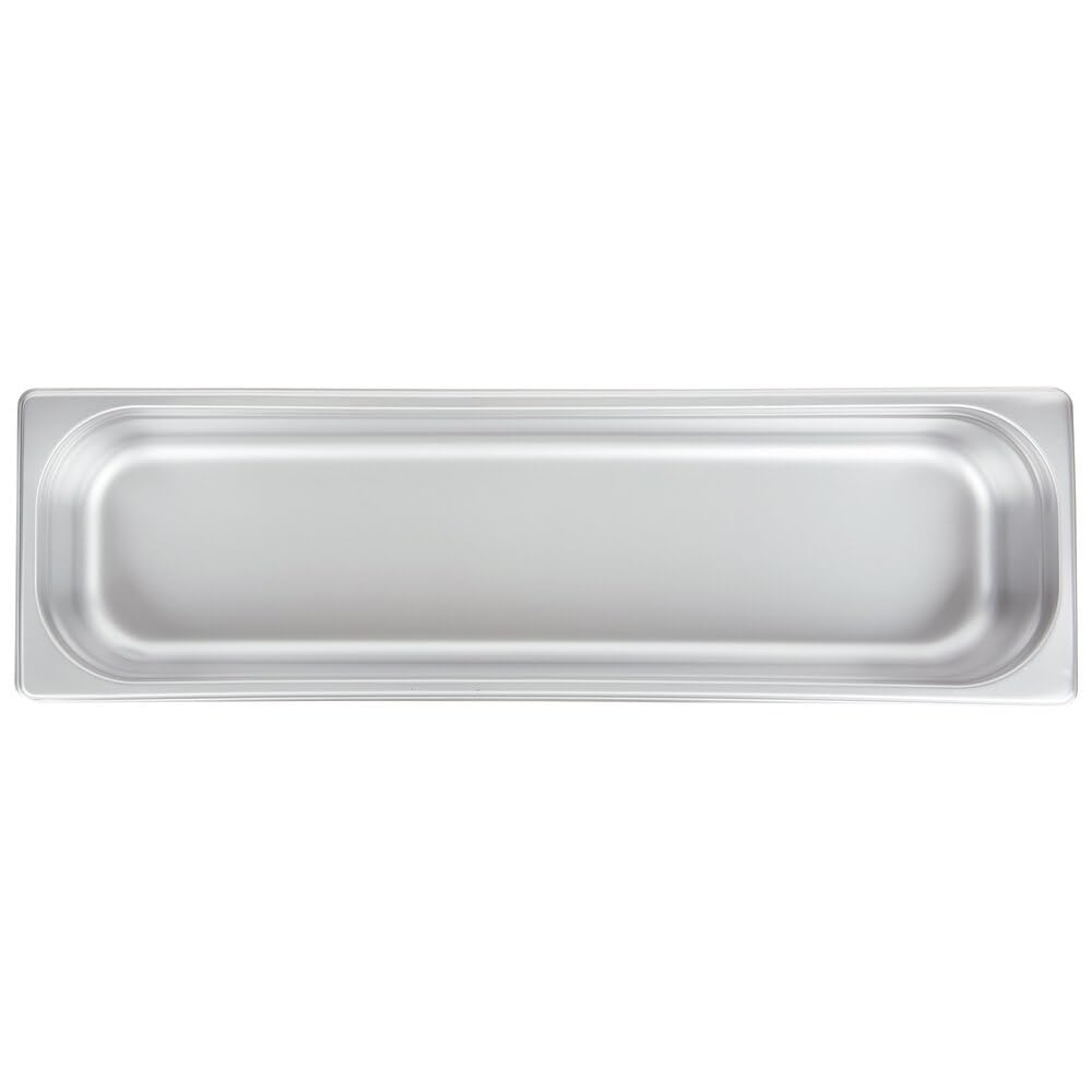 Deep Stainless Steel Anti-Jamming Steam Pan 22 Gauge- Chafing Steam Table Pans Catering Food Storage Metal Pan Hotel Pan for Restaurant Events Catering Use