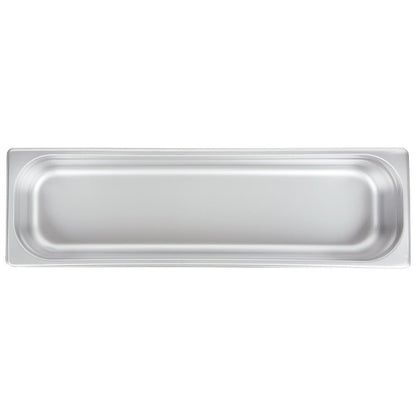 Deep Stainless Steel Anti-Jamming Steam Pan 22 Gauge- Chafing Steam Table Pans Catering Food Storage Metal Pan Hotel Pan for Restaurant Events Catering Use