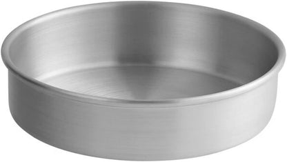 Aluminum Round Layer Cake Baking Pan Set of 3 - Bakeware for Cake Pizza Layer Cake Pans Easy Releasing Cake Baking Pans Circle Cake Pans Cake Tin Cheesecake Mold
