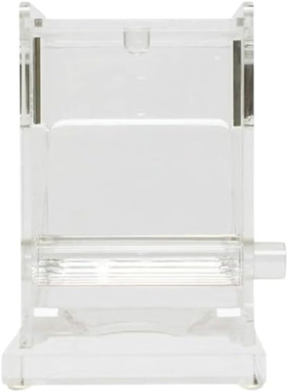 3-5/8" x 3-3/4" x 4-7/8" Acrylic Toothpick Dispenser Easy lift top for refills Clear Color- Toothpick Holder Reusable Toothpick Holder Dispenser for Home Kitchen Restaurant