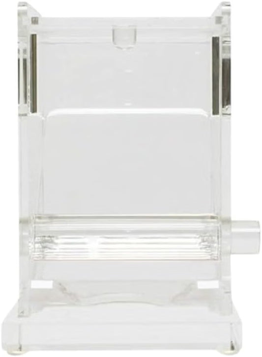 3-5/8" x 3-3/4" x 4-7/8" Acrylic Toothpick Dispenser Easy lift top for refills Clear Color- Toothpick Holder Reusable Toothpick Holder Dispenser for Home Kitchen Restaurant