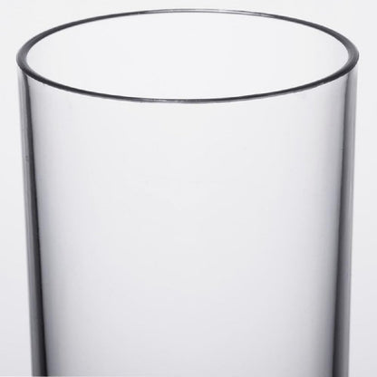 Classic Tumbler Polycarbonate with Footed Heavy Base Clear Color- Highball Drinking Glass Clear Tall Glass Cup Water Glass Mojito Glass Cup Cocktail Glass
