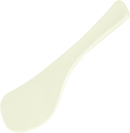 Rice Serving Spoon White Color Polypropylene- Rice Spoon Scooper Spatula Paddle Serving Works for Rice Mashed Potato and More