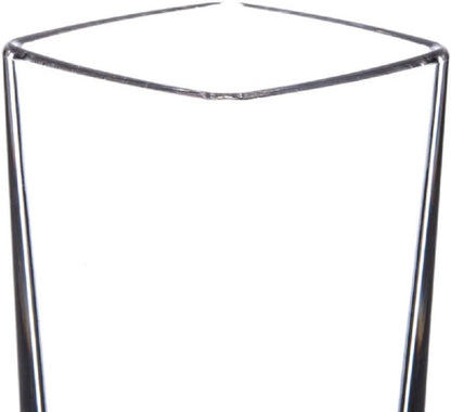 Square Shot Glass Polycarbonate with Heavy Base Clear Color Set of 2- Liquor Plastic Drinking Glass Clear Shot Glass Tequila Shots for Whiskey Tequila Vodka Espresso