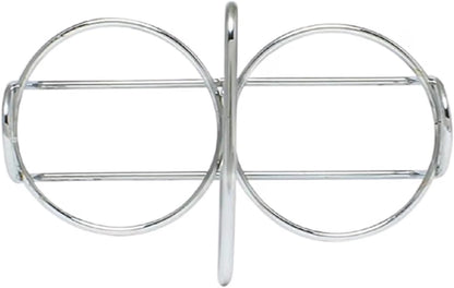 Condiment Jar Holder Iron Plated Hole Size: 3-3/8" Diameter - Condiment Rack Holder Table Caddy Tabletop Seasoning Spice Organizer for Home and Restaurant