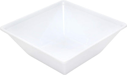Square Bowl Passion Melamine - Dishwasher Safe Break-Resistant Serving Bowl Soup Bowl for Salads Rice Pasta Dessert Side Dishes Home Restaurants