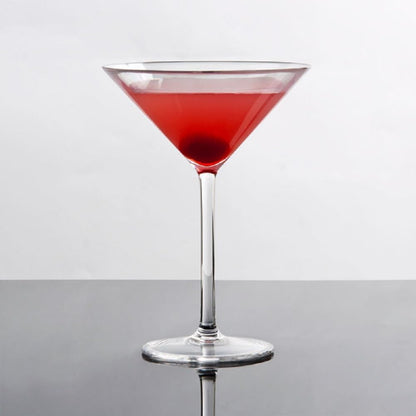8 oz Martini Glass Polycarbonate Clear Color- Stemware Beverage Plastic Drinking for Bar Martini Cosmopolitan Manhattan Gimlet Pisco Sour Reusable Party Cup Drinkware