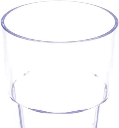 Diamond Tumbler/Drinking Cups Polycarbonate Set of 12-Premium Iced Tea Glasses Stackable Reusable Drinking Glasses Dishwasher Safe Break-Resistant for Home Restaurants
