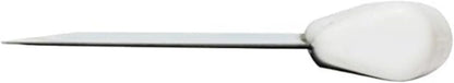 6" x 4" Dough Scraper Stainless Steel with White Plastic Handle - Dough Cutter Dough Pastry Scraper Cutter Chopper for Baking Multipurpose Food Scraper for Dough and Bread