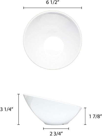 Cascading Bowl Melamine Set of 12- Dishwasher Safe Break-Resistant Serving Bowl Serving Dishes for Salads Rice Pasta Dessert Side Dishes Dinner Parties