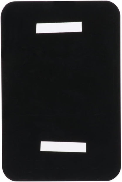 6" x 9" No Smoking Sign with Easy Peel Self-Adhesive White on Black Color Set of 2- Waterproof Self Adhesive Store Signs Indoor/Outdoor Warning Marker Home Business Use