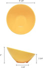 Cascading Bowl Melamine Set of 12- Dishwasher Safe Break-Resistant Serving Bowl Serving Dishes for Salads Rice Pasta Dessert Side Dishes Dinner Parties