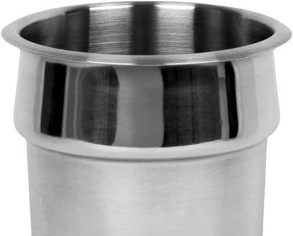 Stainless Steel Vegetable Inset Pan - for Soup Warmer and Soup Chafer Soup Pot Soup Station Applicable for Kitchen Hotel Catering Restaurant Buffet Parties Banquets