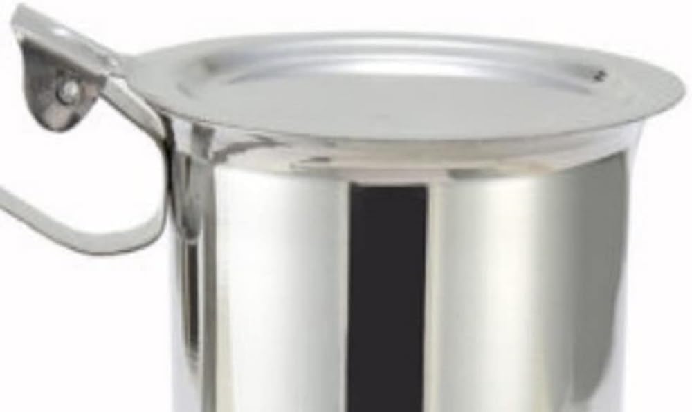 10 oz. Stainless Steel Creamer Server Set of 2- for Milk Coffee Cream Salad Dressing Maple Syrup Sugar Espresso Machine for Restaurant Cafes Home Used