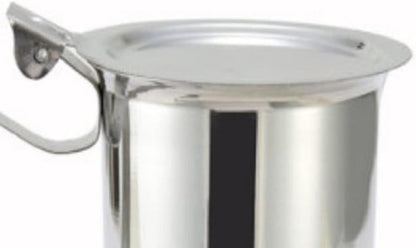 10 oz. Stainless Steel Creamer Server Set of 2- for Milk Coffee Cream Salad Dressing Maple Syrup Sugar Espresso Machine for Restaurant Cafes Home Used
